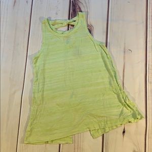 Lime green tank top